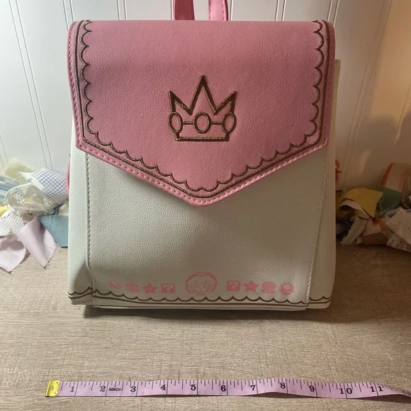 Danielle Nicole Super Mario Princess Peach backpack - Picture 6 of 9
